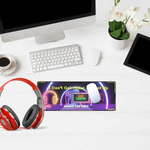 Level Up Gaming Desk Mat | Neon Gamer Slogan Mouse Pad - Iron Phoenix GHG