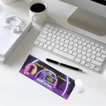 Extended Gaming Mouse Pad - Rolled up side view showing material thickness | Our Phoenix Rise