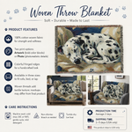 Dalmatian Dog Woven Blanket - Artwork Variant Design Graphic | Our Phoenix Rise
