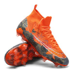 High Top Athletic Track Spikes - Vibrant Orange Competition Spikes | Our Phoenix Rise