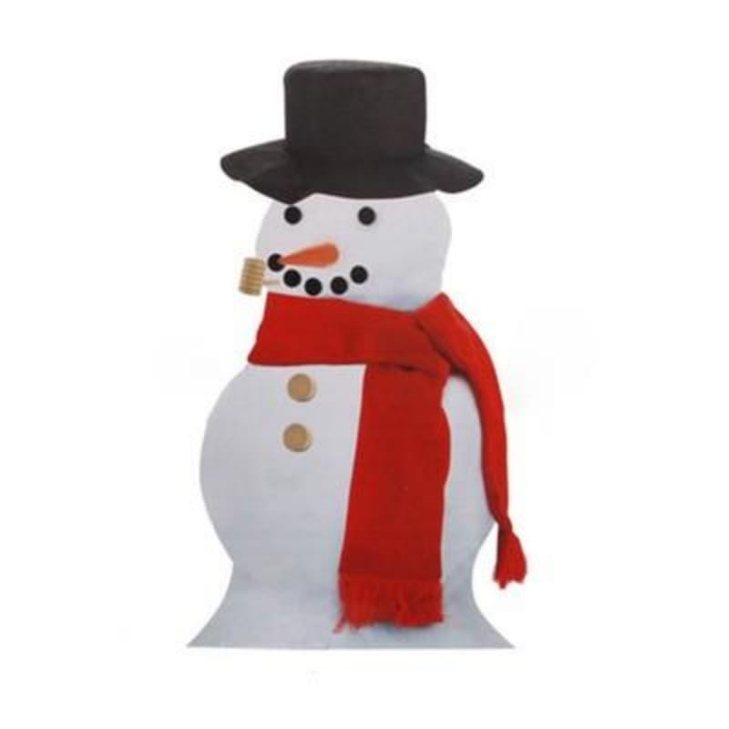 Wooden Snowman Decorating Kit | Complete 16-Piece Winter Activity Set