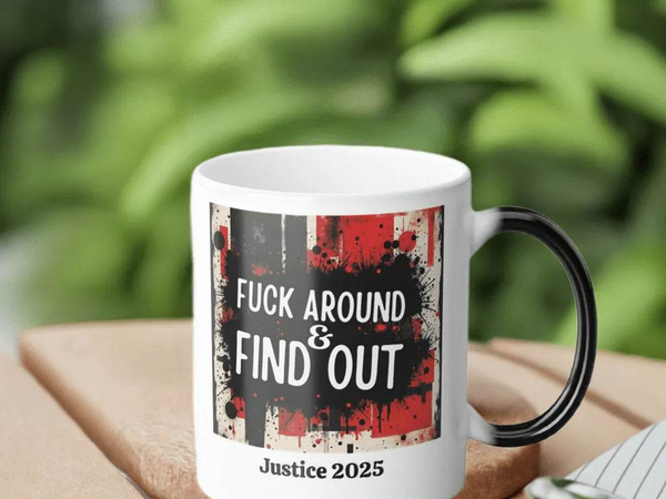 Personalized FAFO Mug | Customizable Splatter Art Cup - Iron Phoenix GHG