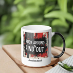 Personalized FAFO Mug | Customizable Splatter Art Cup - Iron Phoenix GHG
