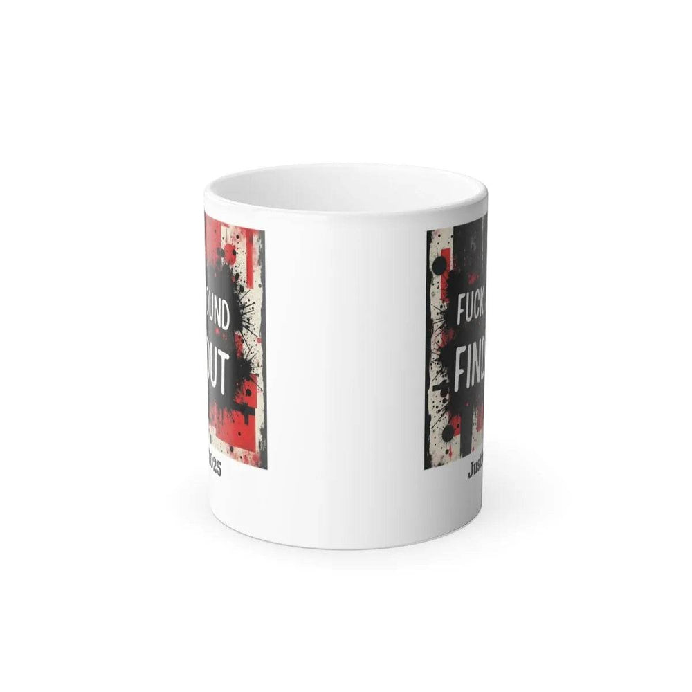 Personalized FAFO Mug | Customizable Splatter Art Cup