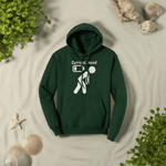 Current Mood Low Battery Hoodie - Black Side View | Our Phoenix Rise