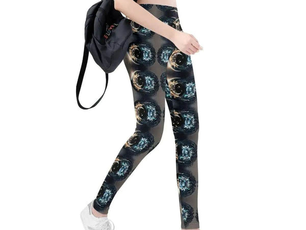 Celestial Dragon Leggings | Mythical Power Yoga Game Tights - Iron Phoenix GHG
