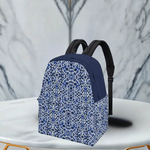 Blue White Backpack - Side Profile View | Our Phoenix Rise