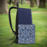 Blue White Backpack - Bottom View Durable Base | Our Phoenix Rise