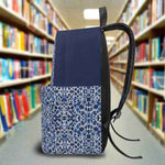 Blue White Backpack - Multiple Pockets Organization | Our Phoenix Rise