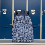 Fashion Backpack, Blue White, Eco-Friendly Style - Iron Phoenix GHG