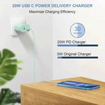 Fast Phone Charger Dual USBC with Lightning Cables