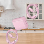 Fast Phone Charger Dual USBC with Lightning Cables - Iron Phoenix GHG