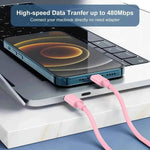 Fast Phone Charger Dual USBC with Lightning Cables