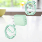 Fast Phone Charger Dual USBC with Lightning Cables - Iron Phoenix GHG