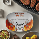 Fathers Day Grilling Platter, Flippin Dad, Eco-Friendly Detail 8 | Our Phoenix Rise
