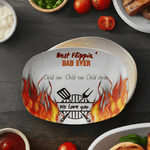 Fathers Day Grilling Platter, Flippin Dad, Eco-Friendly Detail 3 | Our Phoenix Rise