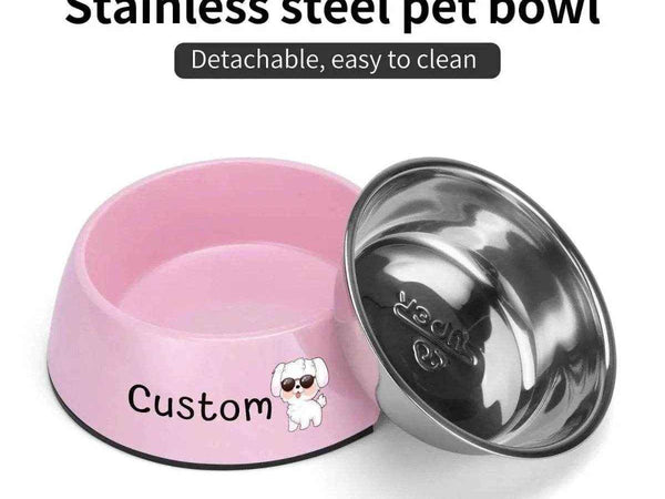 Custom Photo Pet Bowl | Personalized Dog and Cat Food Dish
