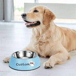 Personalized Photo Pet Bowl - Pink bowl with custom photo graphic | Our Phoenix Rise
