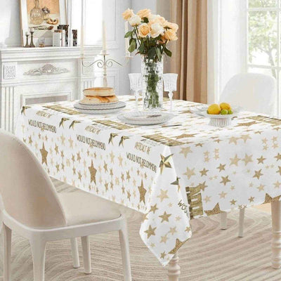 Funny Christmas Tablecloth with Adult Humor Primary View | Our Phoenix Rise