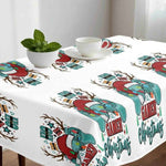 Funny Christmas Tablecloth with Adult Humor
