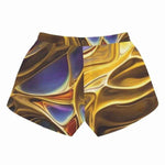 Liquid Gold Athletic Shorts - Model wearing activewear outdoors | Our Phoenix Rise