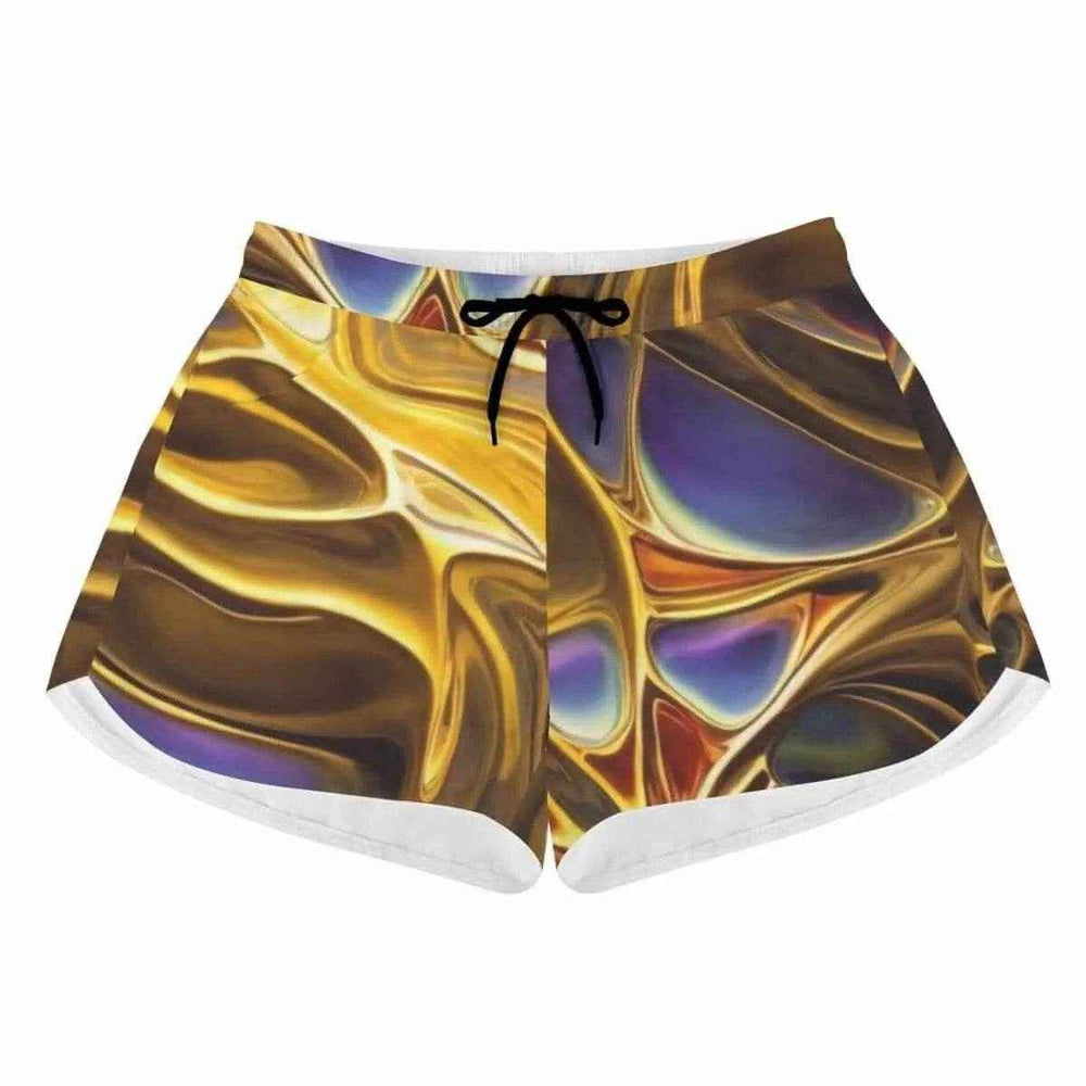 "Molten Gold" Athletic Shorts | Stylish Summer Comfort