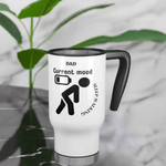 Funny Dad Sleepwalking Travel Mug - 14oz Gift for Gamer Fathers - Iron Phoenix GHG
