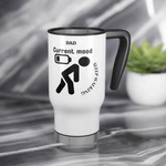 Funny Dad Sleepwalking Travel Mug - 14oz Gift for Gamer Fathers - Iron Phoenix GHG