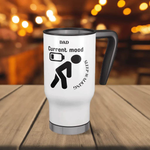 Funny Dad Sleepwalking Travel Mug - 14oz Gift for Gamer Fathers - Iron Phoenix GHG