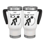 Funny Dad Sleepwalking Travel Mug - 14oz Gift for Gamer Fathers - Iron Phoenix GHG