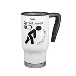 Funny Dad Sleepwalking Travel Mug - 14oz Gift for Gamer Fathers - Iron Phoenix GHG