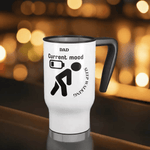 Funny Dad Sleepwalking Travel Mug - 14oz Gift for Gamer Fathers - Iron Phoenix GHG