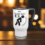 Funny Dad Sleepwalking Travel Mug - 14oz Gift for Gamer Fathers - Iron Phoenix GHG