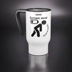 Funny Mom Travel Mug (14oz) - Sleepwalking Gift - Iron Phoenix GHG