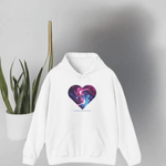 Galaxy Heart Hoodie - Cosmic Gamer Apparel Detail 4 | Our Phoenix Rise