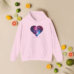 Galaxy Heart Hoodie - Cosmic Gamer Apparel - Iron Phoenix GHG