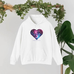 Galaxy Heart Hoodie - Cosmic Gamer Apparel - Iron Phoenix GHG