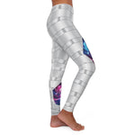 Galaxy Leggings with Heart Patches Detail 7 | Our Phoenix Rise