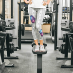 Galaxy Leggings with Heart Patches - Iron Phoenix GHG