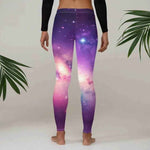 "Solar System" Galaxy Print Leggings | Iron Phoenix