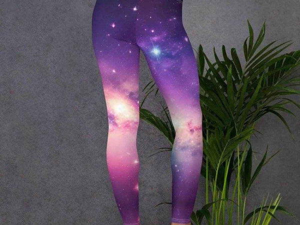 "Solar System" Galaxy Print Leggings | Iron Phoenix