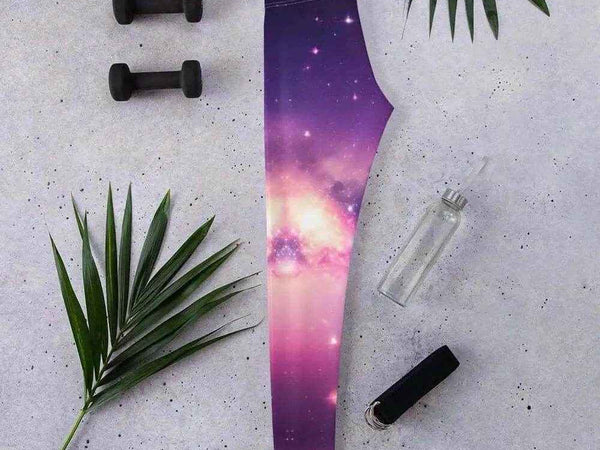 "Solar System" Galaxy Print Leggings | Iron Phoenix