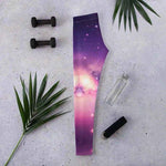 "Solar System" Galaxy Print Leggings | Iron Phoenix