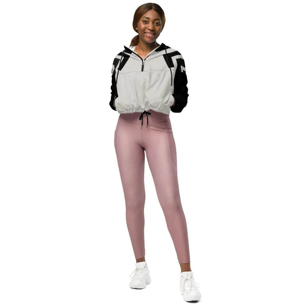 "Gamer Geo" Cropped Windbreaker | Iron Phoenix GHG