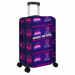Personalized Gamer Luggage Cover - graphic pattern detail with gamer tag example | Our Phoenix Rise