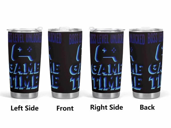 Game Time Tumbler | Boss Level Unlocked Insulated Mug - Iron Phoenix GHG