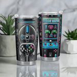Retro Arcade Gamer Tumbler Detailed View 11 | Our Phoenix Rise