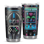 Retro Arcade Gamer Tumbler Detailed View 3 | Our Phoenix Rise
