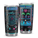 "Retro Arcade" Gamer Tumbler | Iron Phoenix GHG