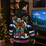 Gamer Christmas Hoodie Pixel Art Black XS-4XL - lifestyle lifestyle mockup | Our Phoenix Rise